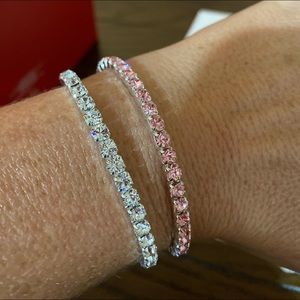 Swarovski Crystal stretch bracelets